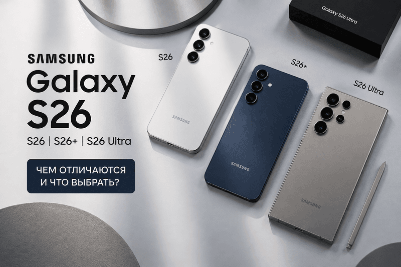 Samsung Galaxy S26, S26+ или S26 Ultra — чем отличаются и какой смартфон выбрать в 2026 году?