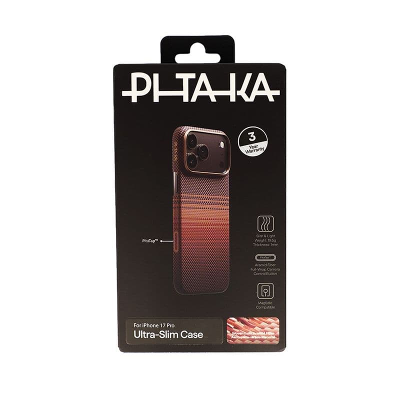 Чехол PITAKA Ultra-Slim Case for iPhone 17 Pro (Sunset) PitaTap